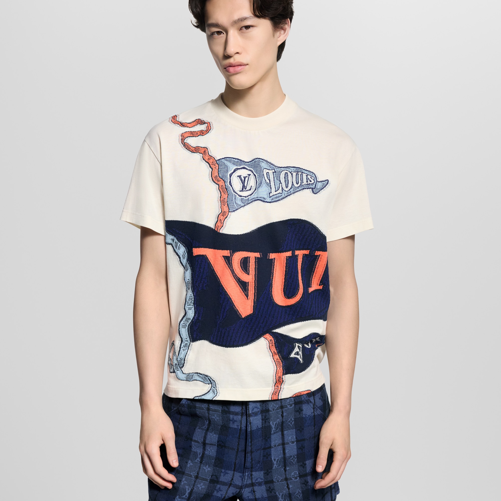 Intarsia Graphic T-Shirt - Ready-to-Wear | LOUIS VUITTON